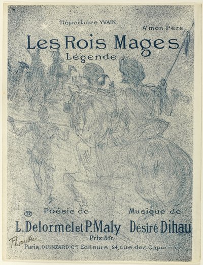 Die drei Weisen von Henri de Toulouse Lautrec