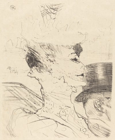 Yvette Guilbert? von Henri de Toulouse Lautrec