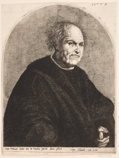 Älterer Mann im Pelzmantel von Henrik Oldeland