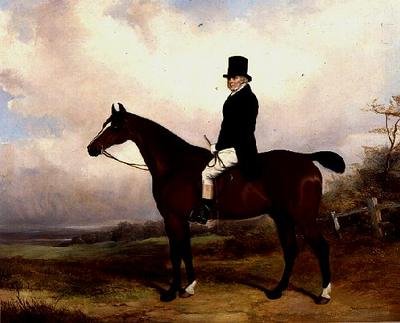 Jäger mit Meister Up von Henry Barraud