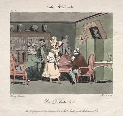 Debütantin von Henry Bonaventure Monnier