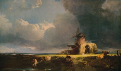 St. Benets Abtei, an der Bure, um 1854 von Henry Bright