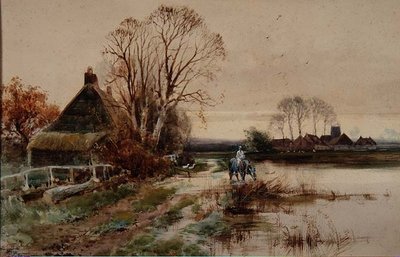 In der Nähe von Reedham, Norfolk von Henry Charles Fox