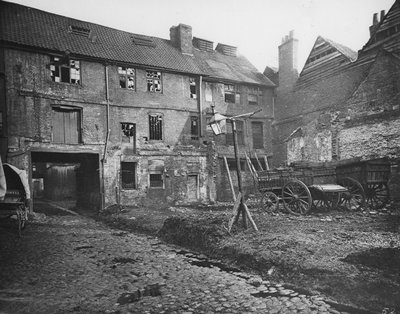 White Hart Inn Yard, Southwark, um 1881 von Henry Dixon