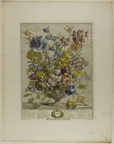 April, aus Zwölf Monate der Blumen von Henry Fletcher