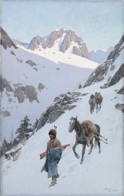 Eine erfolgreiche Jagd, 1906 von Henry Francois Farny