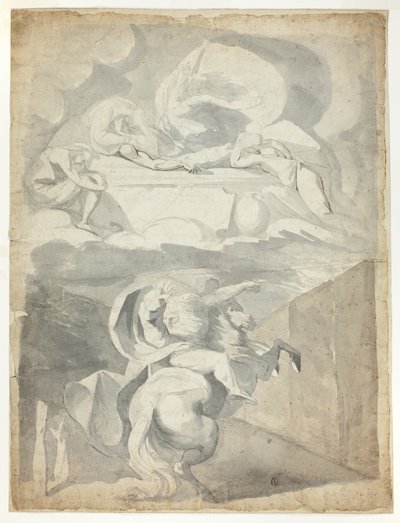 Odin in der Unterwelt von Johann Heinrich Füssli