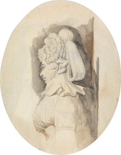 Studie einer Dame von Johann Heinrich Füssli