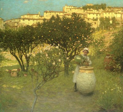 Dezember in der Provence von Henry Herbert La Thangue
