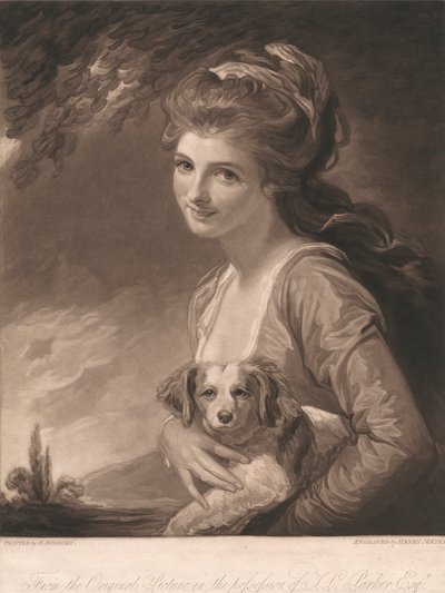 Lady Hamilton als Natur von Henry Hoppner Meyer