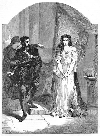 Macbeth Akt V. Szene I, um 1870 von Henry Linton