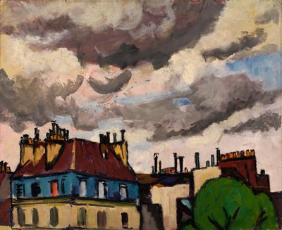 Dächer und Wolken, Paris, 1910-1912 von Henry Lyman Saÿen