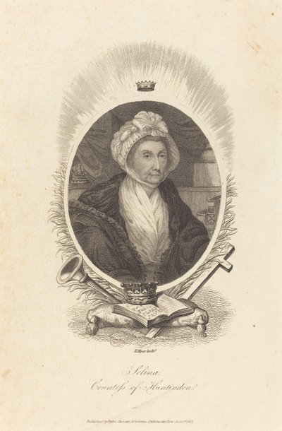 Selina, Gräfin von Huntingdon von Henry Meyer after John Hoppner