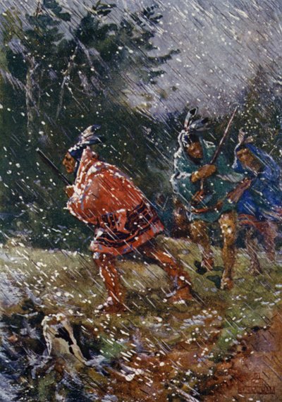 Jagd bei schlechtem Wetter von Henry Sandham