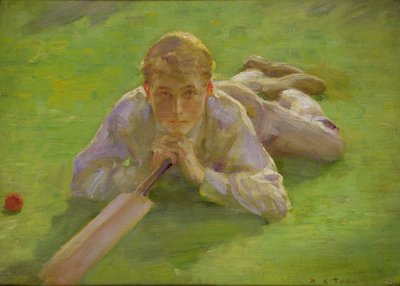 Henry Allen in Cricket-Kleidung von Henry Scott Tuke