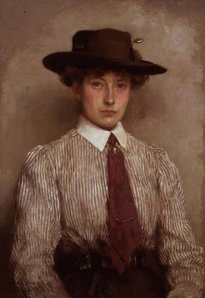 Porträt von Mrs. Hamilton von Henry Scott Tuke