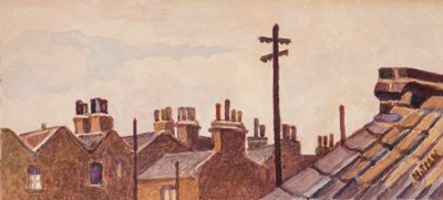 Dächer von Rounton Road, ca. 1930 von Henry Silk