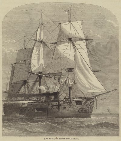 HMS Sultan, das größte gepanzerte Schiff von Henry Spernon Tozer