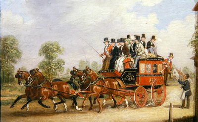 Kutschenszene von Henry Thomas Alken