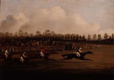 Ziel des Doncaster St. Leger von Henry Thomas Alken