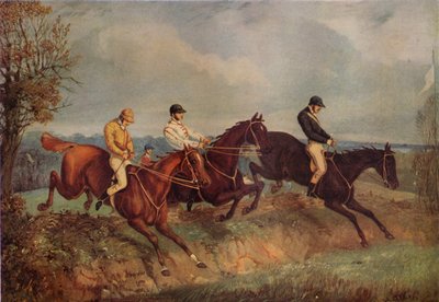 Hindernisrennen, ca. 1805-1851, 1924 von Henry Thomas Alken