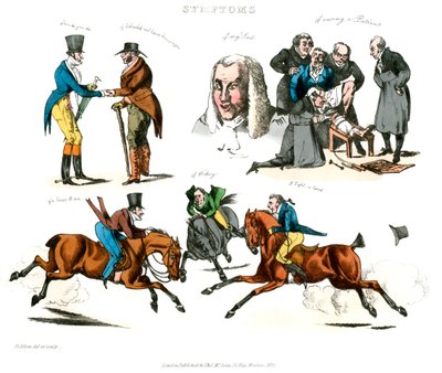 Symptome des Amüsiertseins, 1822 von Henry Thomas Alken