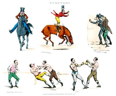 Symptome des Amüsiertseins, 1822 von Henry Thomas Alken