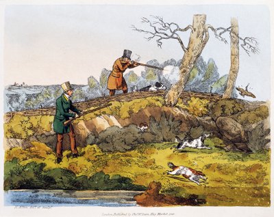 Waldschnepfenjagd von Henry Thomas Alken