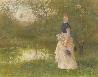Neben dem Seerosenteich von Henry Towneley Green