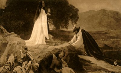 Jesus am Ölberg von Henry Traut