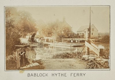 Bablock Hythe Fähre von Henry W. Taunt
