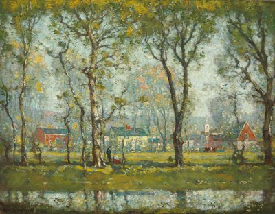 Neuengland-Dorf von Henry Ward Ranger