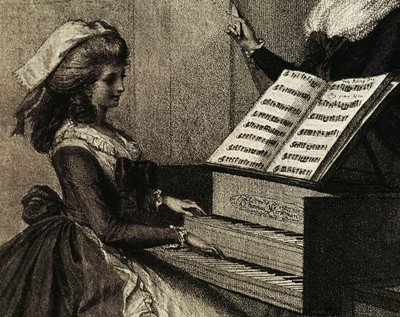 Die Musikstunde von Henry William Bunbury