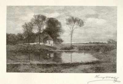 Ein Bauernhof in der Normandie von Henry Wolf