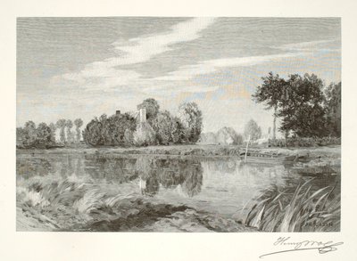 Kanal in Artois von Henry Wolf