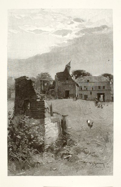 Die Ruinen von Hougomont von Henry Wolf