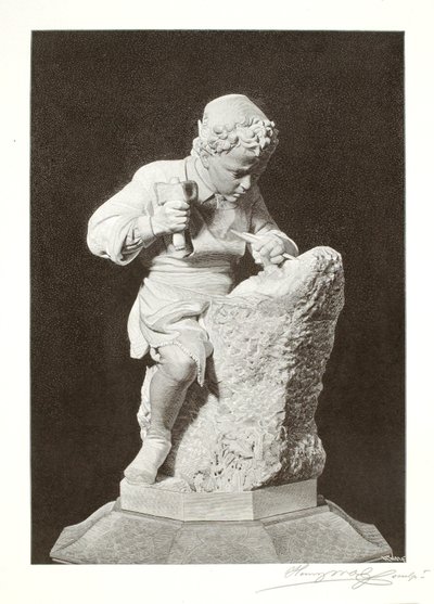 Junger Michelangelo von Henry Wolf
