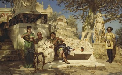 Die Siesta des Patriziers von Henryk Siemiradzki
