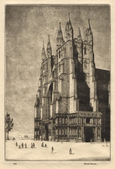 Kathedrale von Canterbury von Herbert Gordon Warlow