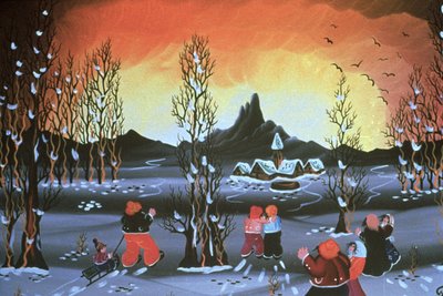 Wintertal von Herbert Hofer