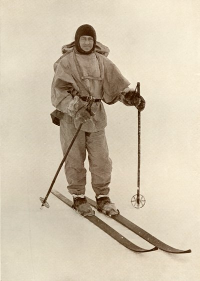 Kapitän Scott auf Skiern, ca. 1910-1913, 1913 von Herbert Ponting