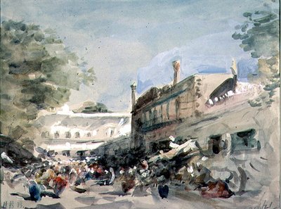 Straßenszene in Delhi von Hercules Brabazon Brabazon