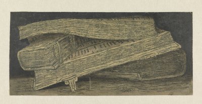 Stillleben mit Büchern von Hercules Segers