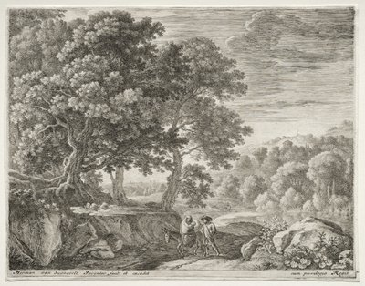Die Flucht nach Ägypten von Herman van Swanevelt