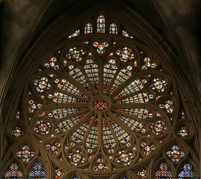 Das Rosettenfenster (Detail) von Hermann von Münster