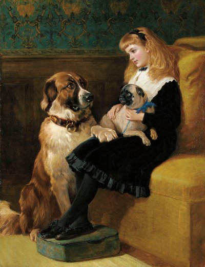 Ihre einzigen Spielgefährten, 1870 von Heywood Hardy