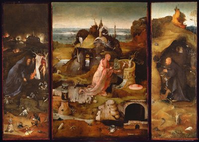 Altarbild der Einsiedler von Hieronymus Bosch