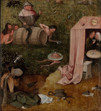 Eine Allegorie der Trunkenheit von Hieronymus Bosch