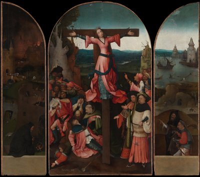 Triptychon des gekreuzigten Märtyrers von Hieronymus Bosch