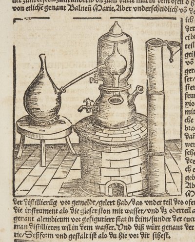 Das Buch zu Distillieren von Hieronymus Brunschwig